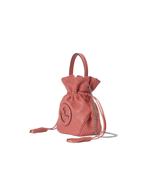 Сумка-ведро Gucci Blondie — изображение 2 из 4, розовый