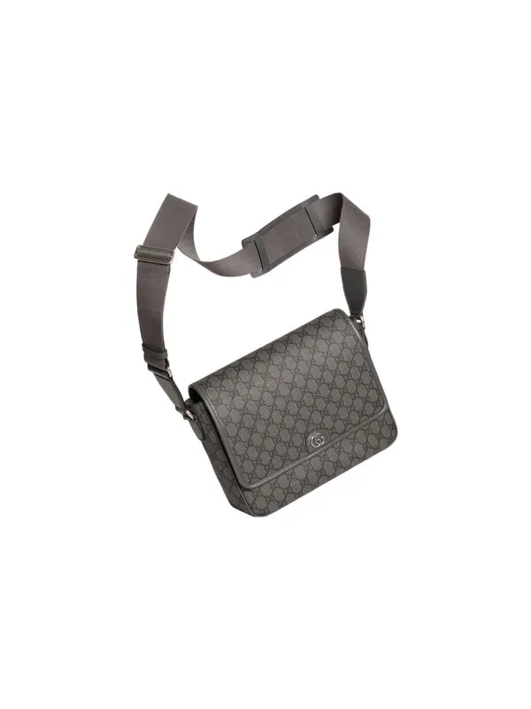 Сумка ophidia medium messenger bag 'grey black' Gucci — 2