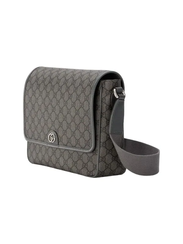 Сумка ophidia medium messenger bag 'grey black' Gucci — 3