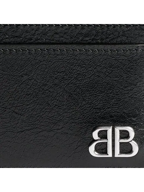 Держатель для карт Balenciaga Monaco — изображение 3 из 3, черный