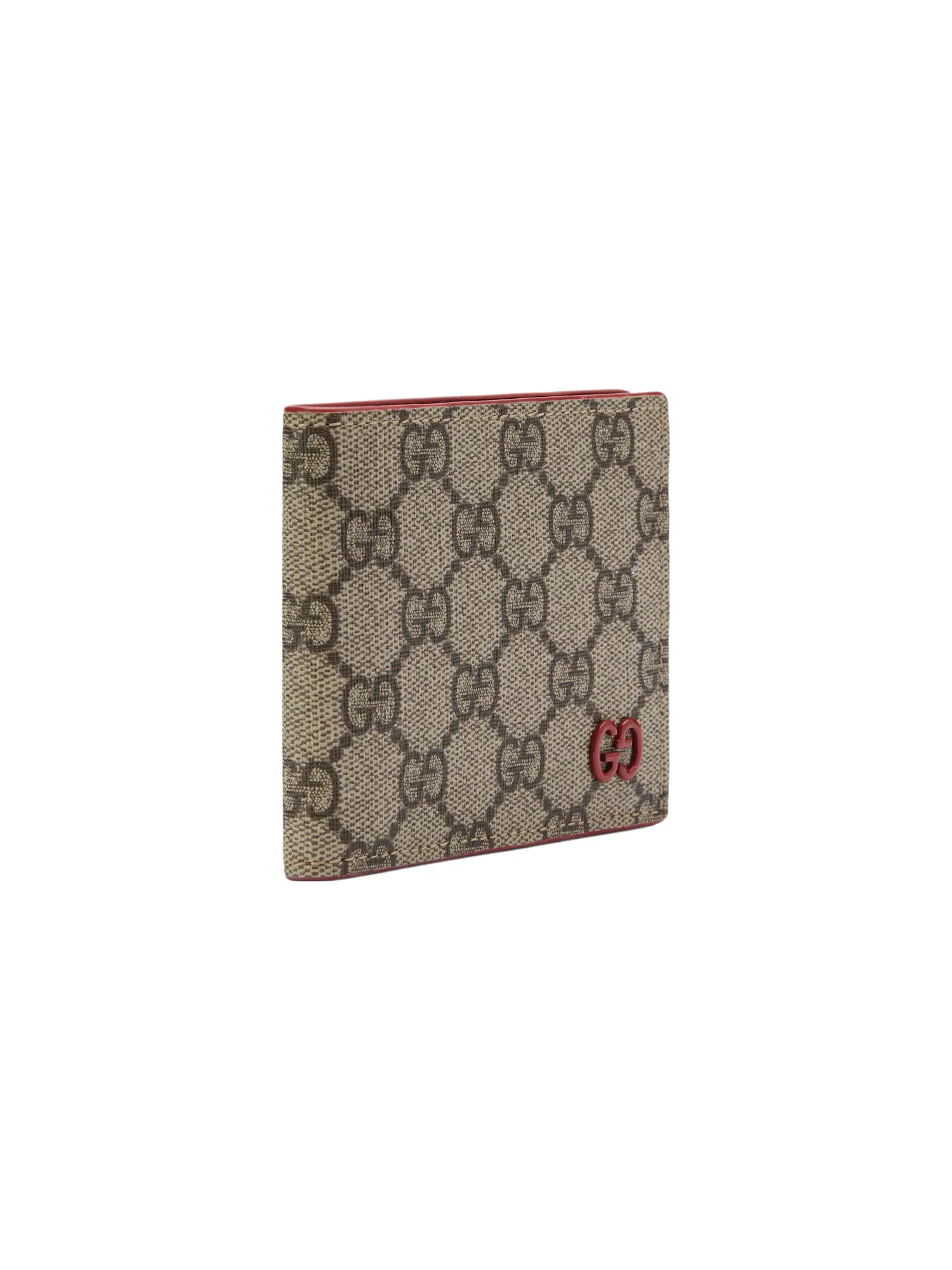 Кошелек Gucci с деталями GG — изображение 2 из 6, бежевый