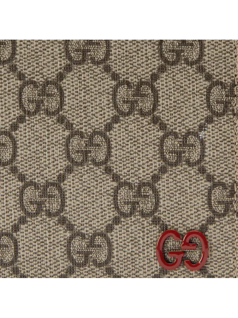 Кошелек Gucci с деталями GG — изображение 6 из 6, бежевый