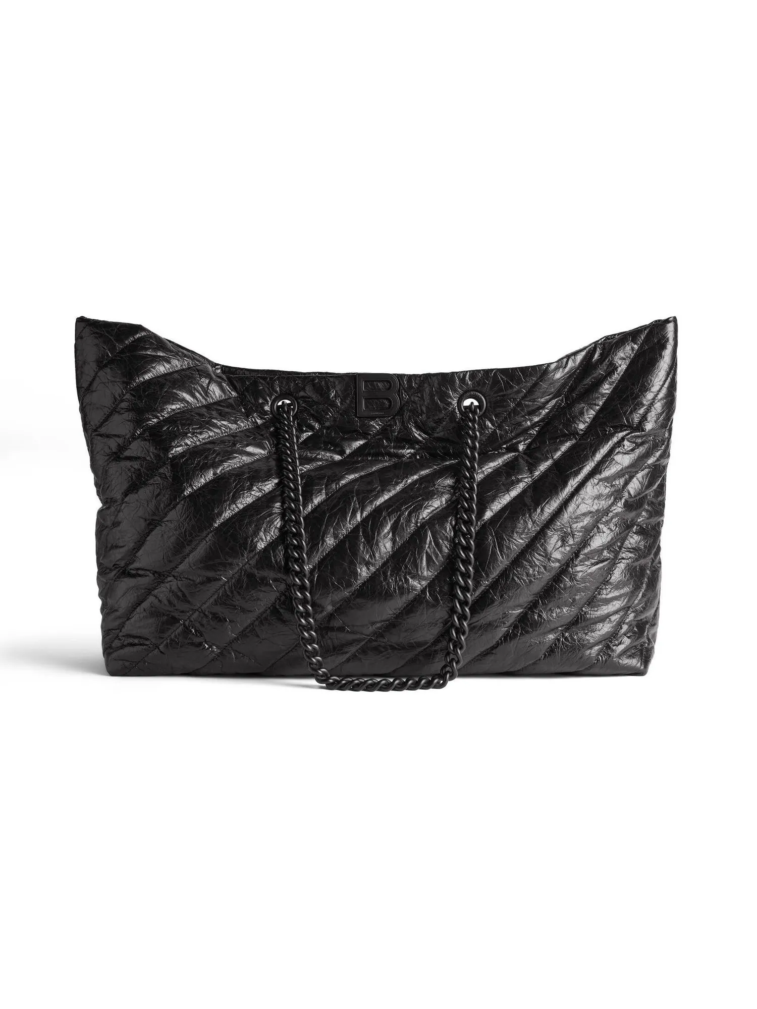 Сумка женская большая тоут Balenciaga Crush Carry All — изображение 1 из 6, черный