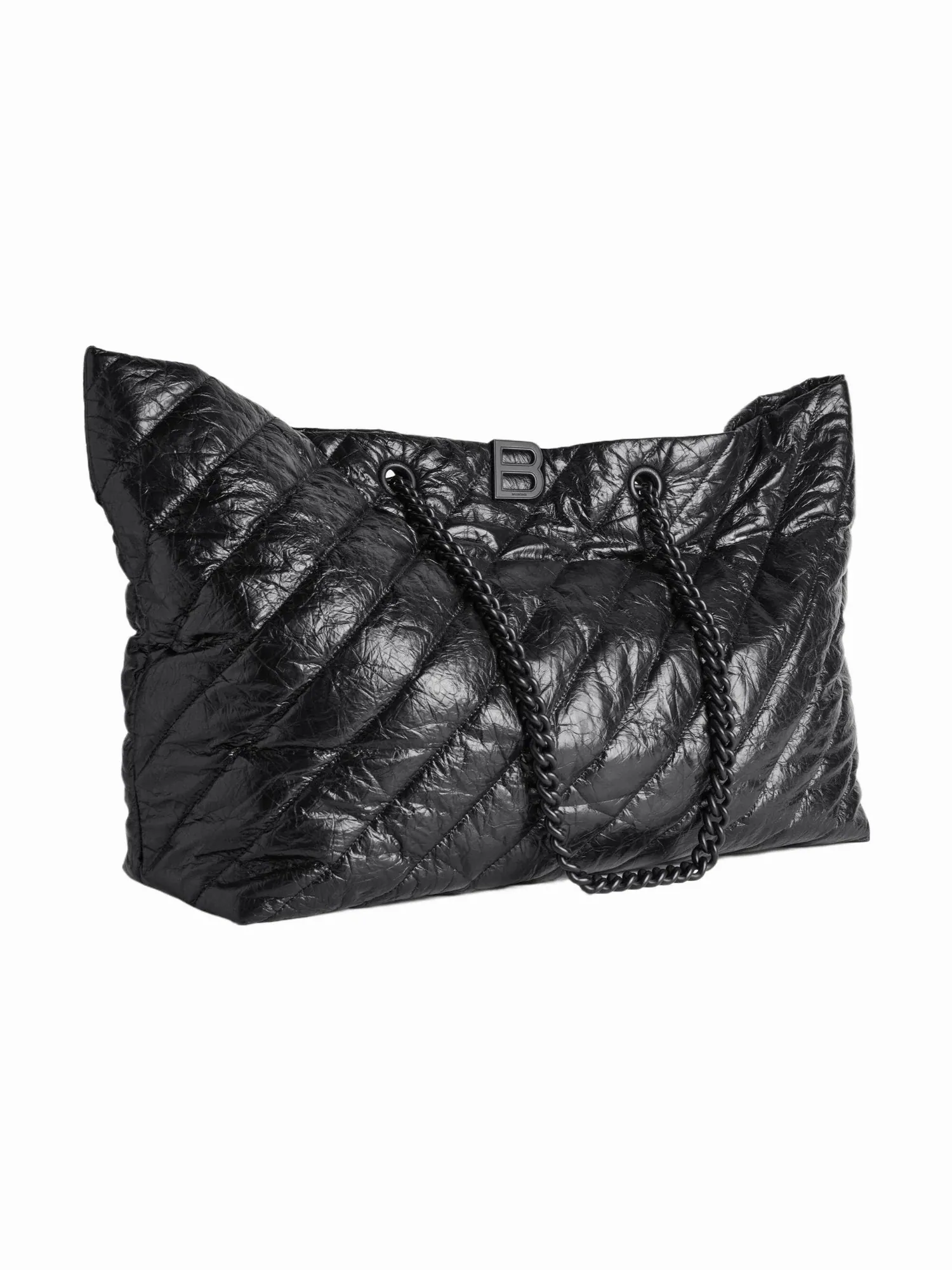 Сумка женская большая тоут Balenciaga Crush Carry All — изображение 3 из 6, черный