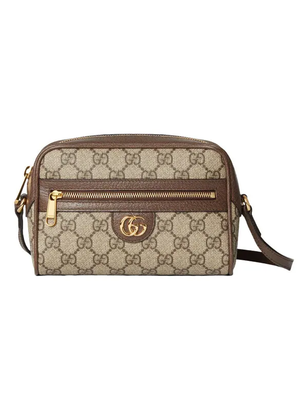 Сумка Gucci GG Super Mini Shoulder Bag — изображение 1 из 2, бежевый