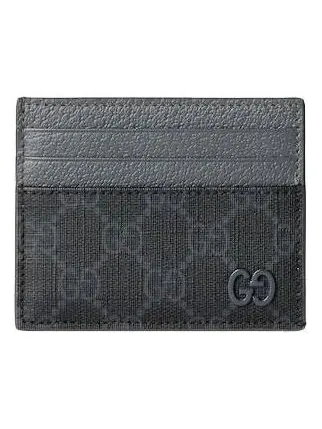 Кошелек-держатель для карт Gucci 26 GG — изображение 1 из 4, черный