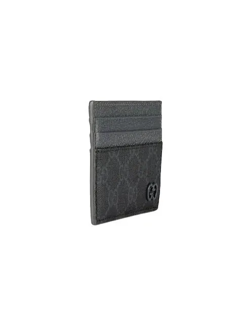 Кошелек-держатель для карт Gucci 26 GG — изображение 3 из 4, черный