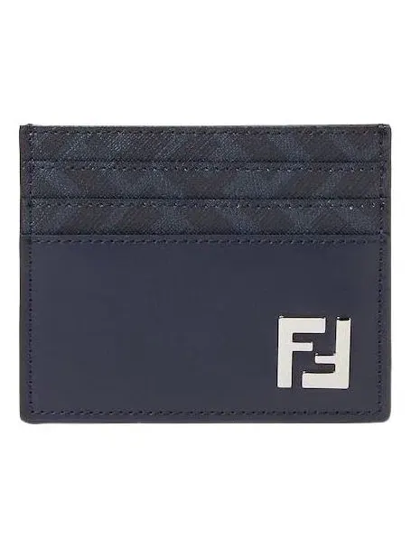 Кардхолдер Fendi SS26 FF Squared, темно-синий, 7M0164AV86F1USH