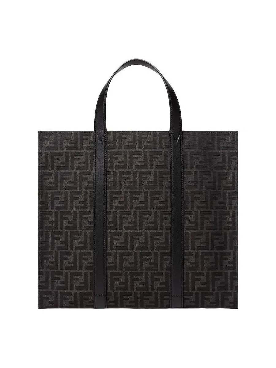 Мужская сумка-шопер с жаккардовым принтом FF Fendi — 1