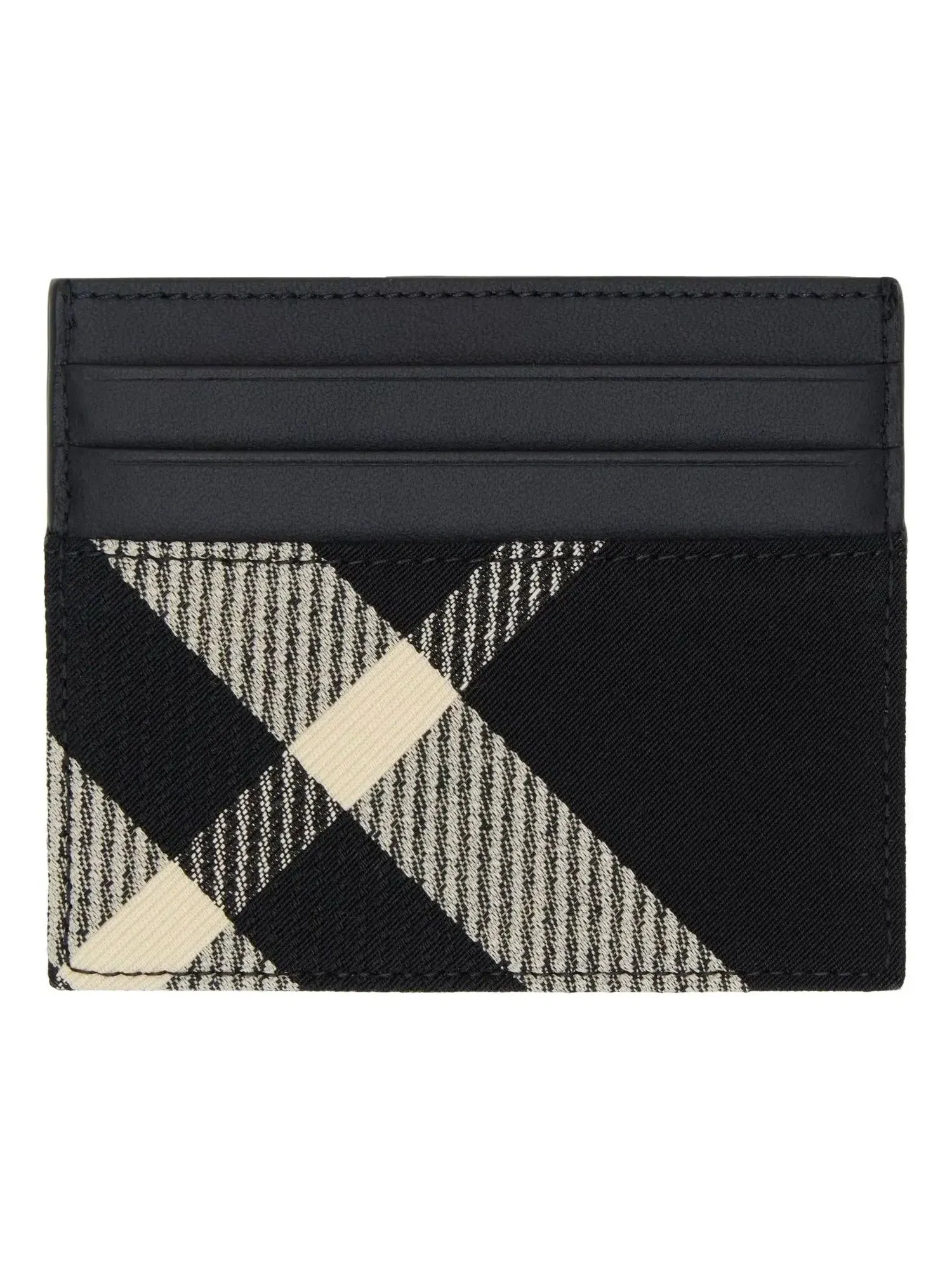 Кожаный кардхолдер Burberry 25 — изображение 1 из 2, черный