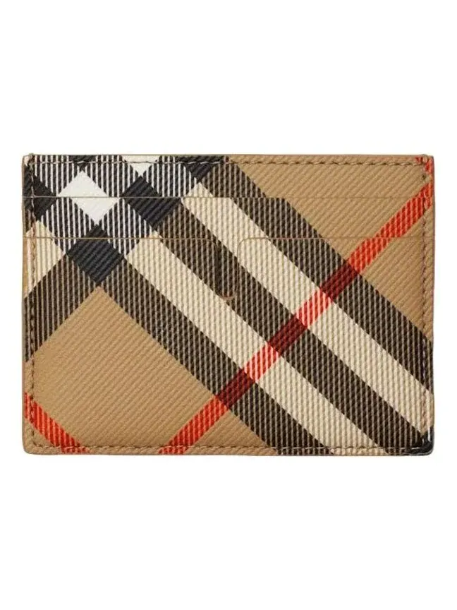 Держатель для карт Burberry 26 — изображение 1 из 2, бежевый