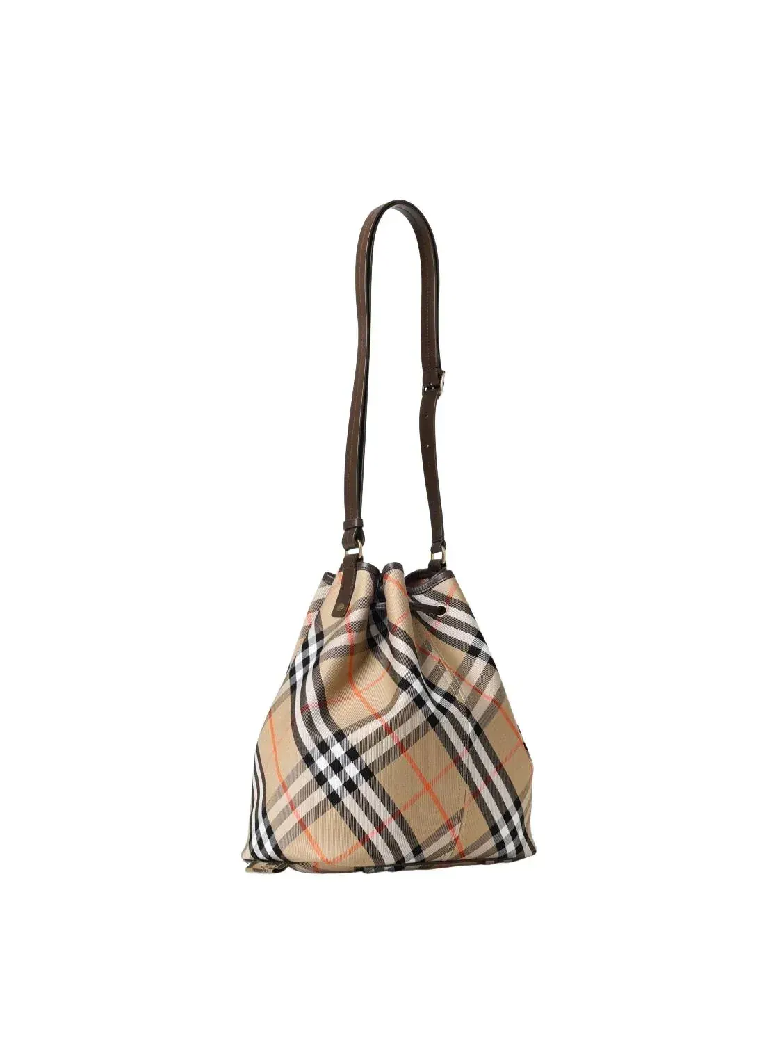 Сумка Burberry Vintage Check из хлопка с покрытием — изображение 2 из 5, бежевый
