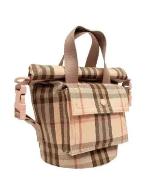 Сумка-тоут Burberry в клетку Archive Beige — 4