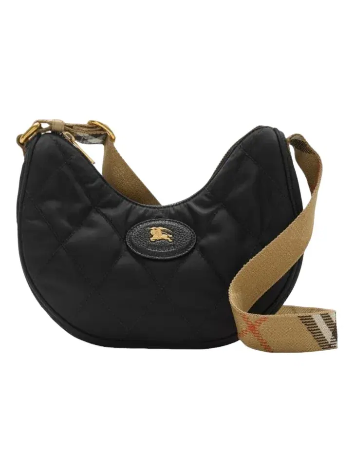 Женская сумка через плечо с ремнем Burberry Horseshoe Crossbody — 1