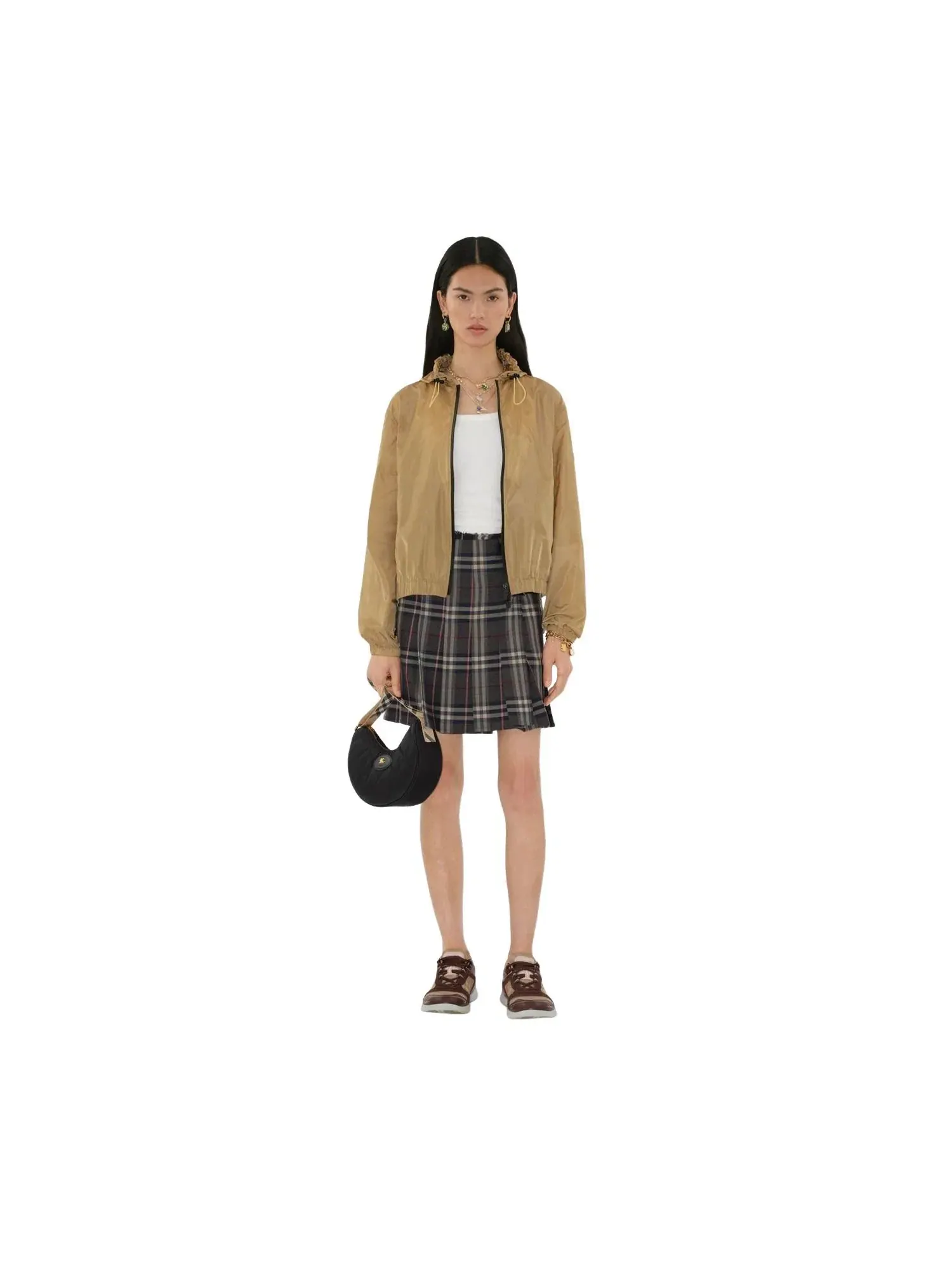 Женская сумка через плечо с ремнем Burberry Horseshoe Crossbody — 5