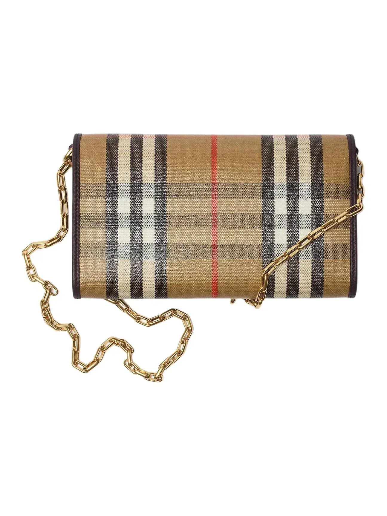 Кошелек Burberry 25 Highlands с цепочкой — изображение 5 из 6, бежевый