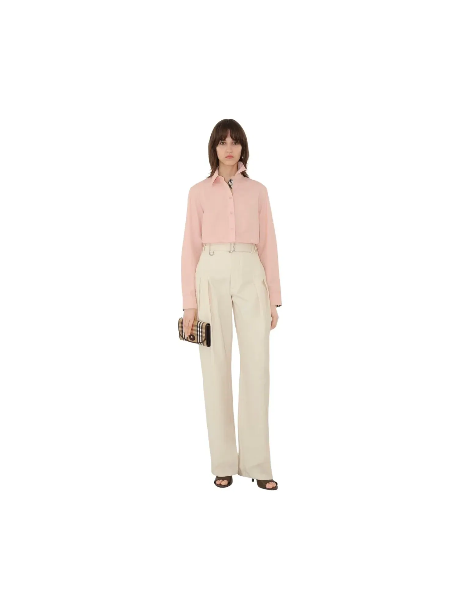 Кошелек Burberry 25 Highlands с цепочкой — изображение 6 из 6, бежевый