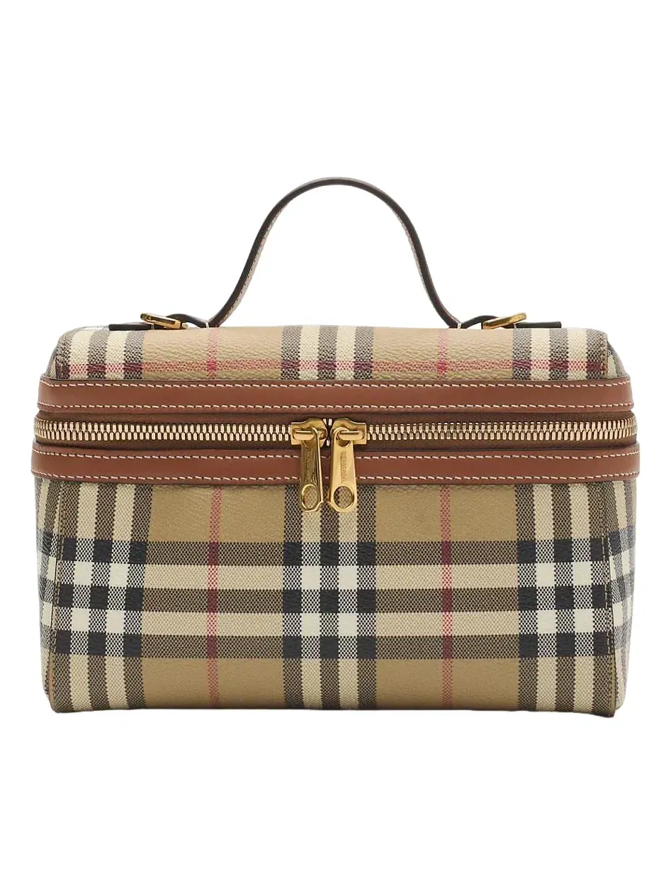 Косметичка Burberry в клетку — изображение 1 из 5, мульти