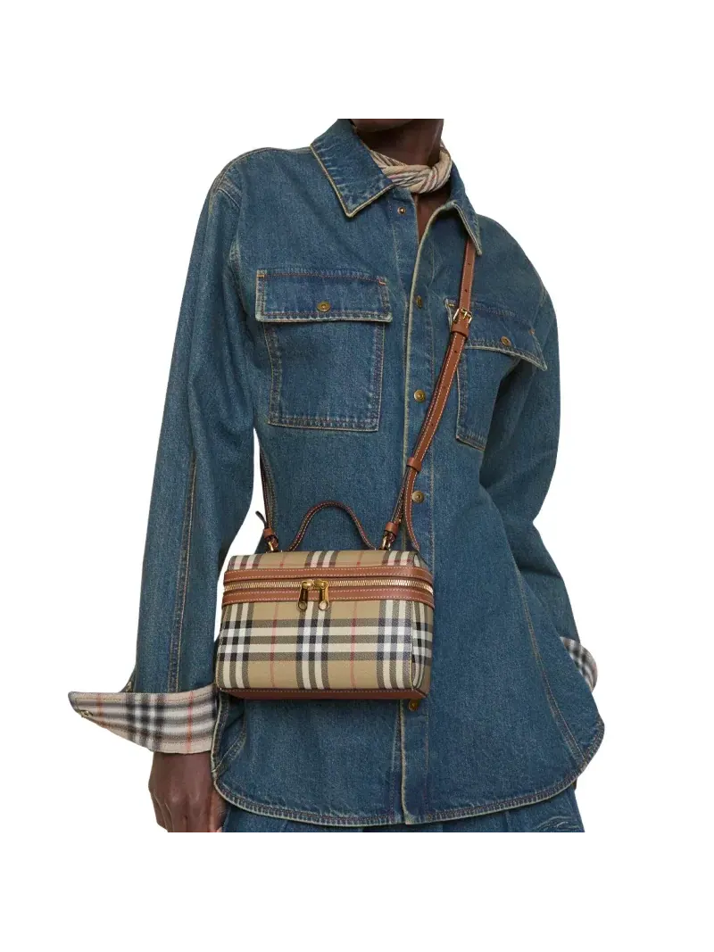 Косметичка Burberry в клетку — изображение 5 из 5, мульти