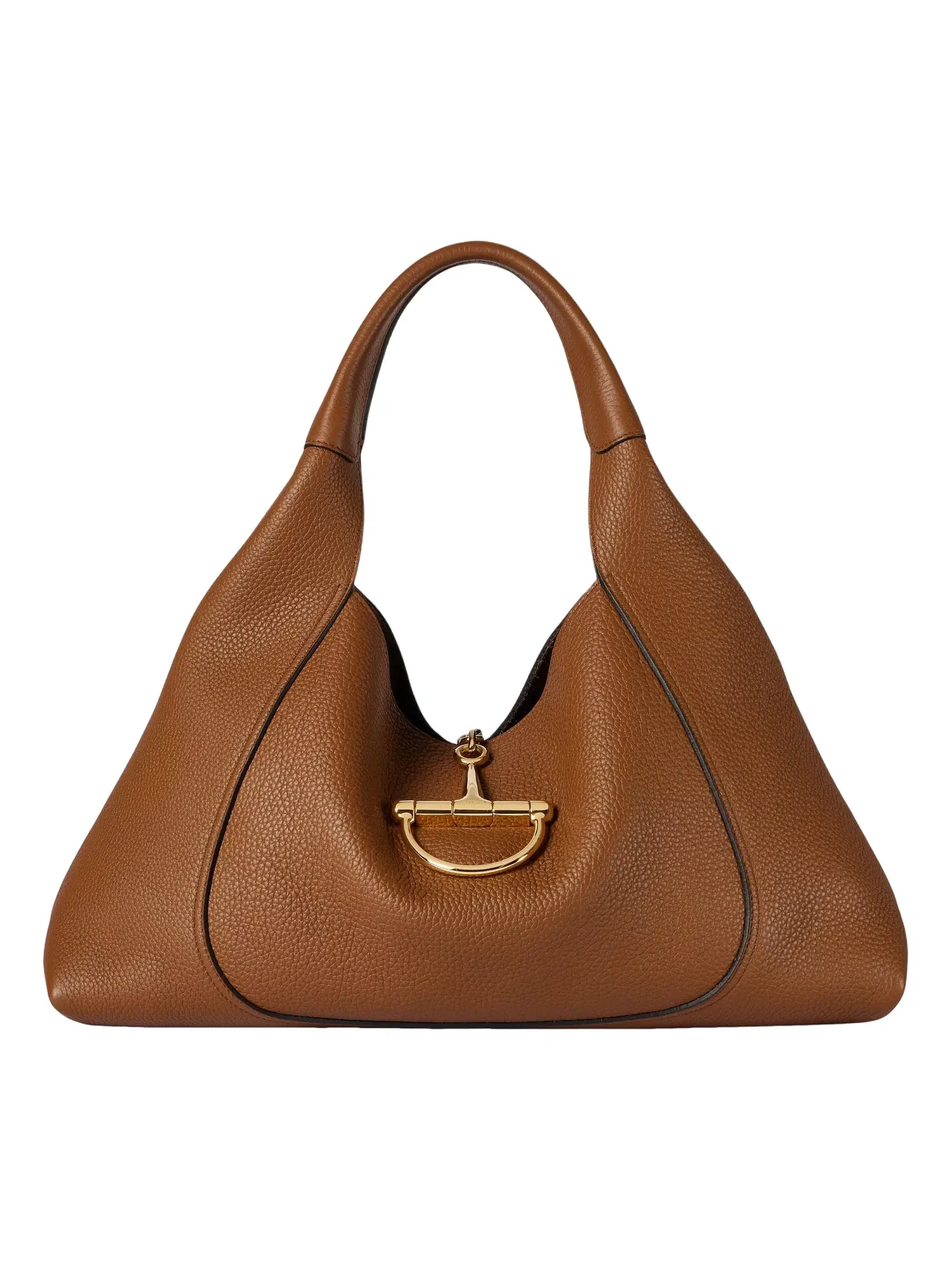 Сумка женская кросс-боди Gucci Softbit Maxi — изображение 1 из 7, коричневый