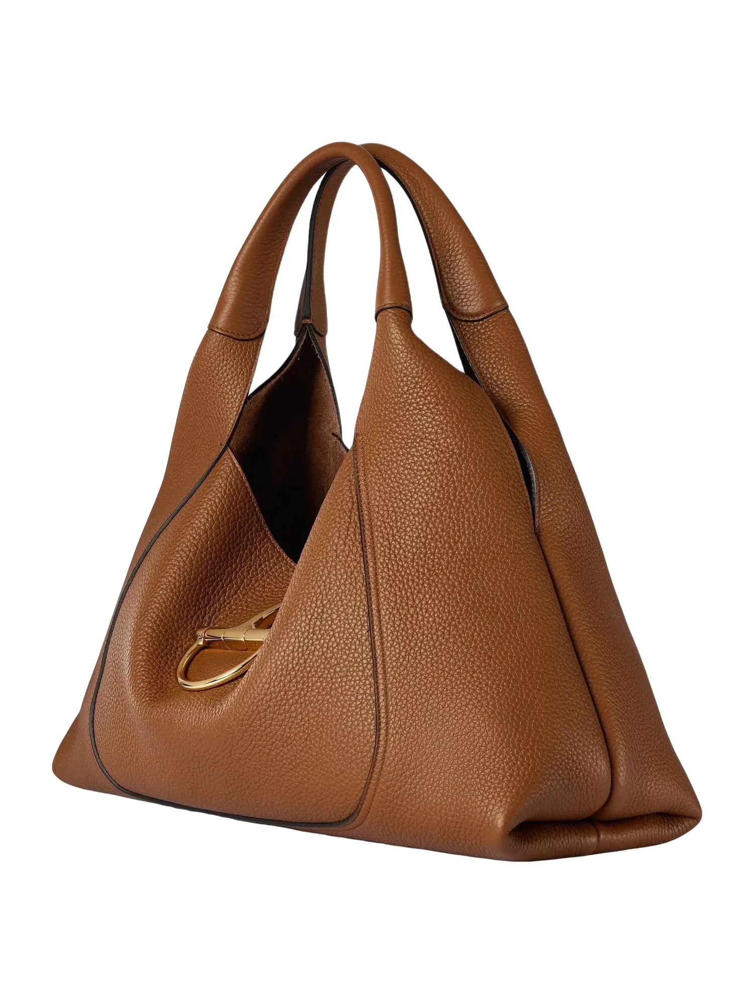 Сумка женская кросс-боди Gucci Softbit Maxi — изображение 3 из 7, коричневый
