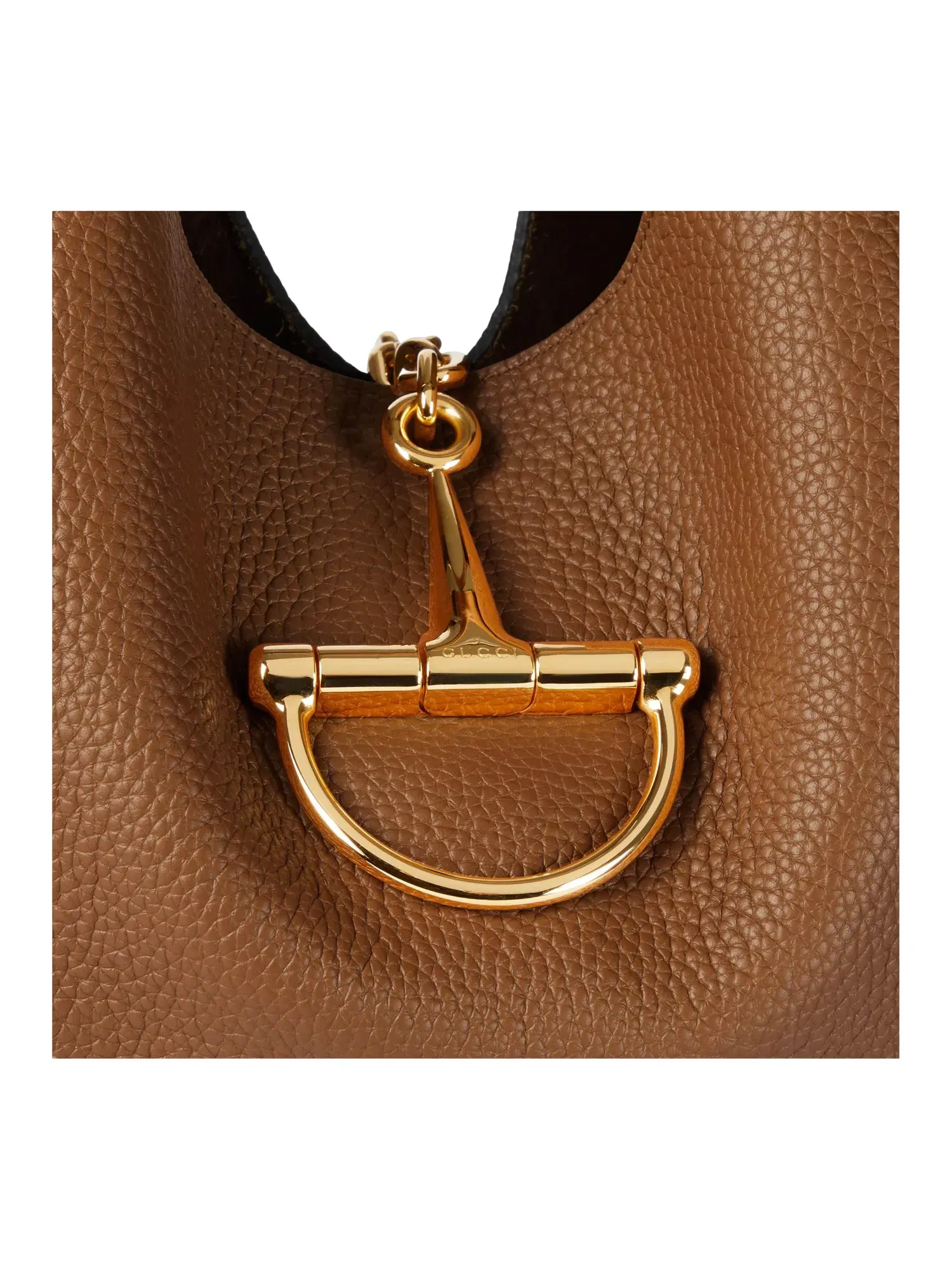 Сумка женская кросс-боди Gucci Softbit Maxi — изображение 7 из 7, коричневый