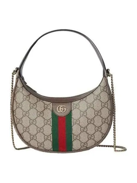 Сумка женская кросс-боди Gucci Ophidia 26 — изображение 1 из 10, бежевый