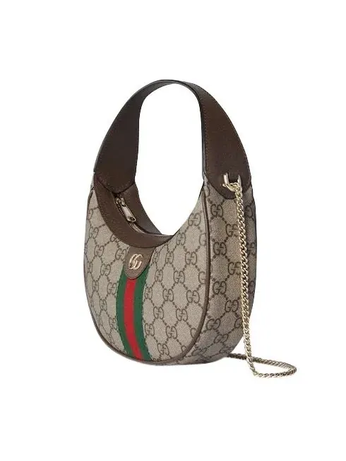 Сумка женская кросс-боди Gucci Ophidia 26 — изображение 2 из 10, бежевый