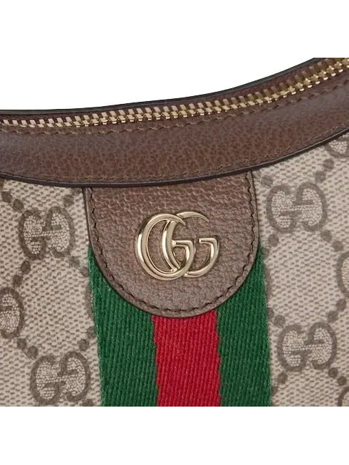 Сумка женская кросс-боди Gucci Ophidia 26 — изображение 3 из 10, бежевый