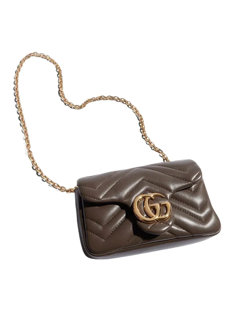 Сумка женская кросс-боди Gucci GG Marmont — изображение 3 из 5, коричневый