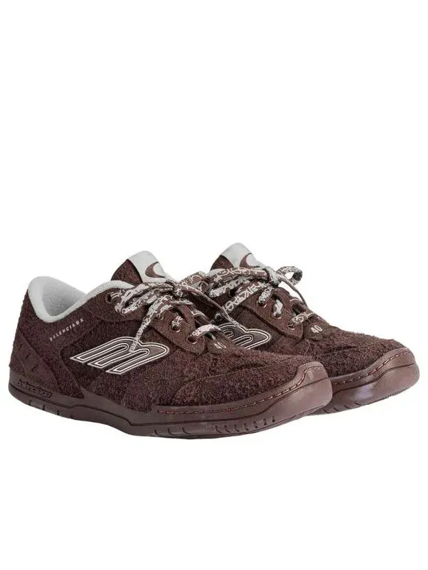 Сумка Balenciaga Hamptons Suede 'Brown' — 3