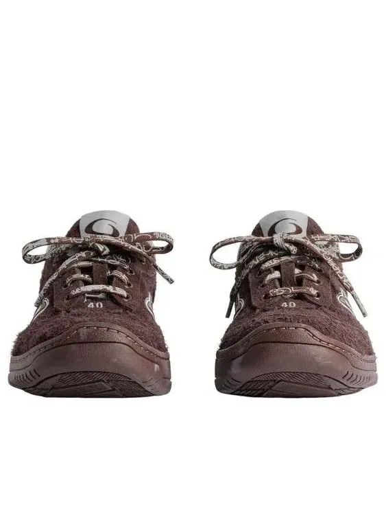 Сумка Balenciaga Hamptons Suede 'Brown' — 4