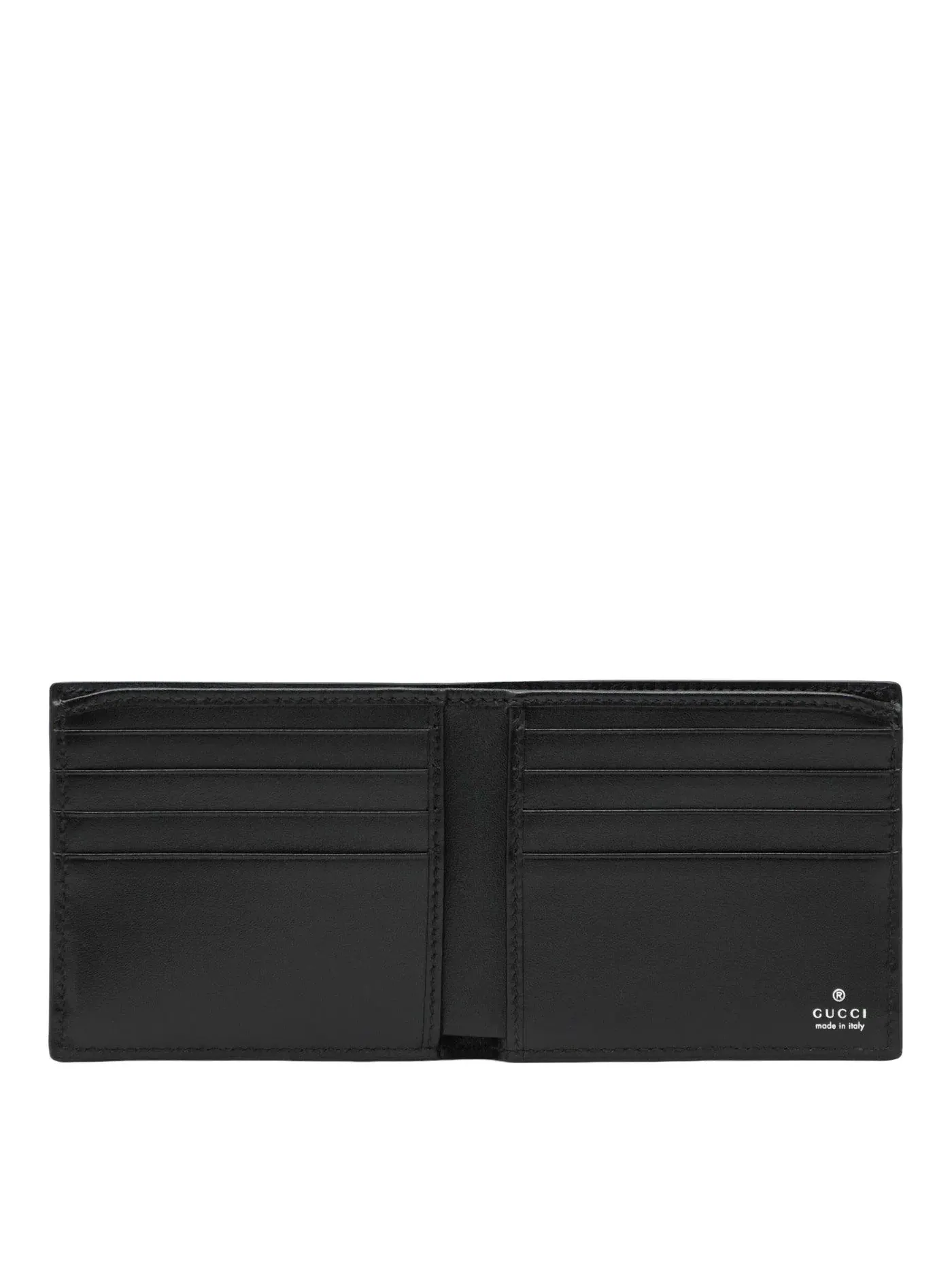 Кошелек Gucci 25 Bi-Fold Wallet с пряжкой в виде конской уздечки — изображение 2 из 4, черный