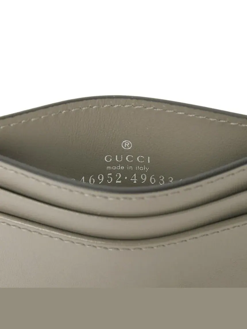 Держатель для карт Gucci 25 Horsebit — изображение 4 из 5, бежевый