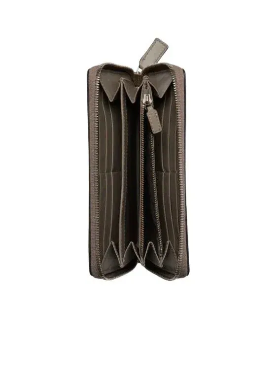 Кошелек Gucci 25 Horsebit Zip Around Wallet — изображение 3 из 4, бежевый