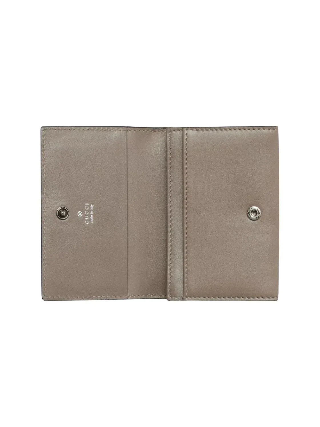 Футляр для карт Gucci 25 Horsebit Long Card Case — изображение 2 из 3, бежевый