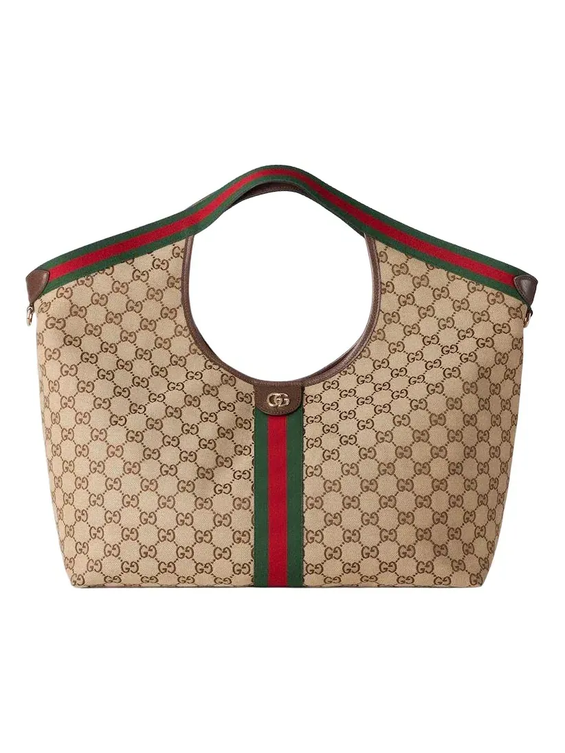 Сумка женская шоппер холст Gucci Giglio — 1