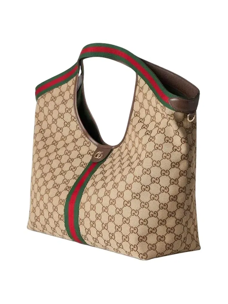 Сумка женская шоппер холст Gucci Giglio — 2