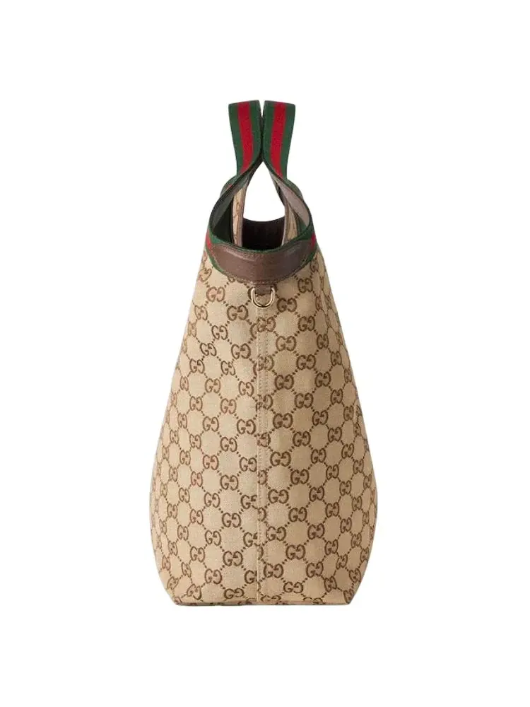 Сумка женская шоппер холст Gucci Giglio — 3