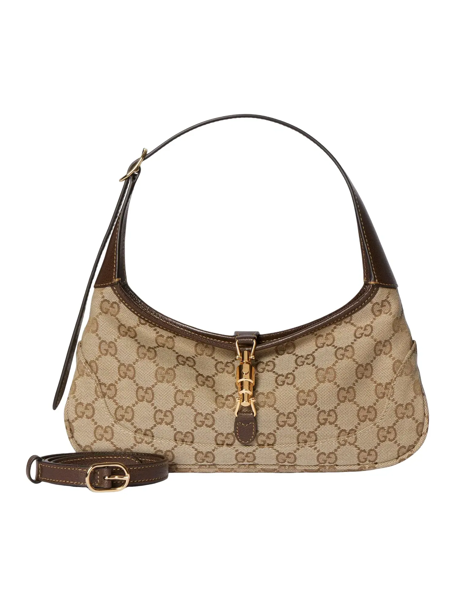 Сумка женская шоппер кожа Gucci Jackie Slim Medium Shoulder Bag — изображение 2 из 6, мульти