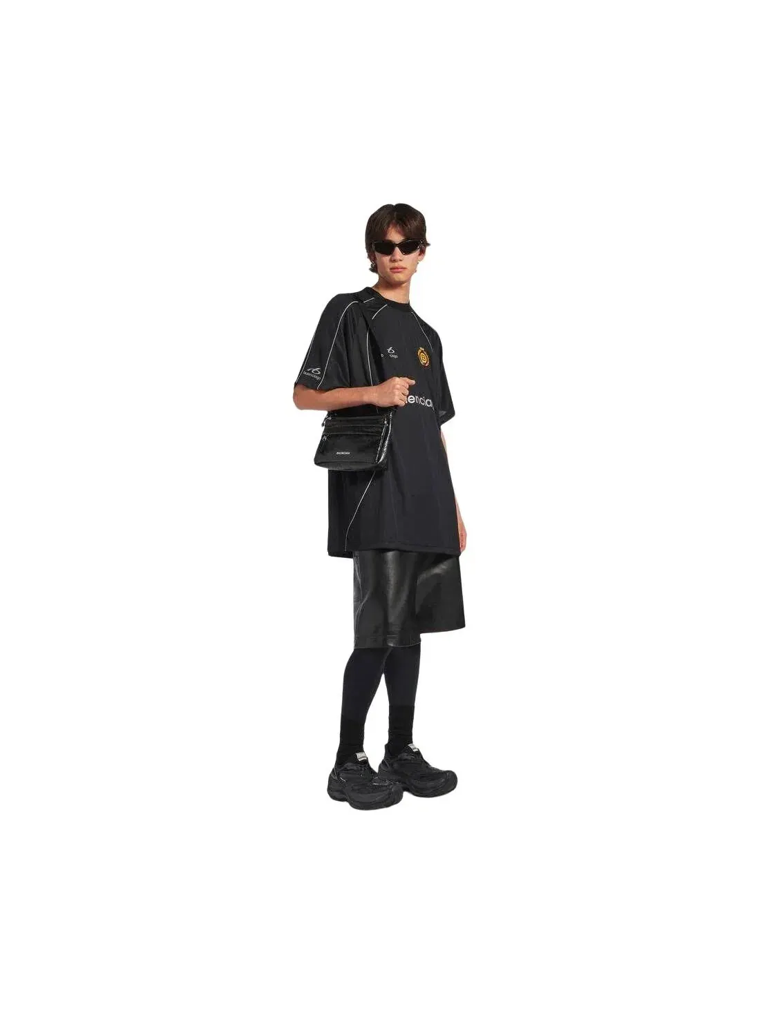 Мужская сумка-мессенджер с двумя отделениями Explorer Double Pouch Balenciaga — 7