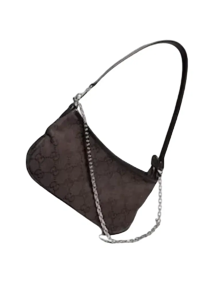 Сумка женская малая top-handle холст Gucci Gossip — 3