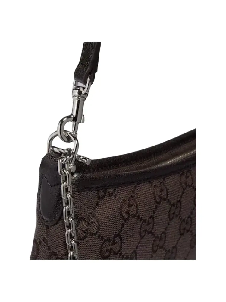 Сумка женская малая top-handle холст Gucci Gossip — 4