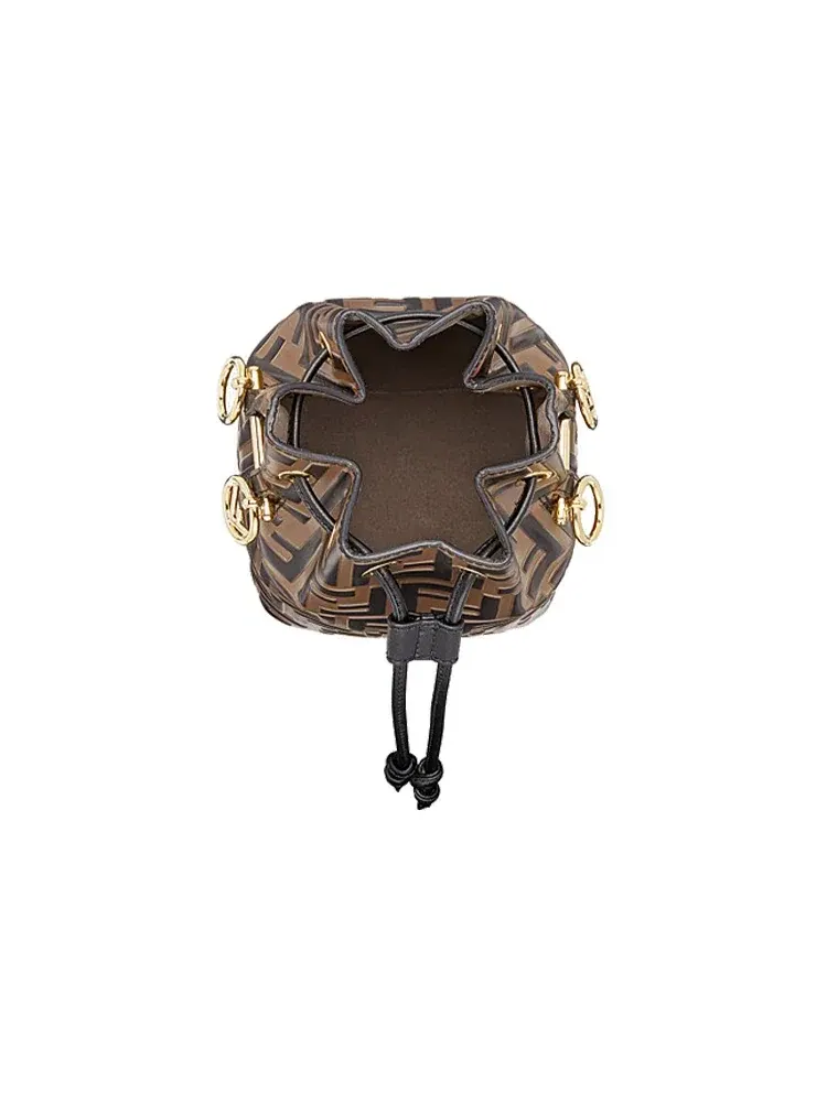 Женская сумка из телячьей кожи Mon Tresor Fendi — 4
