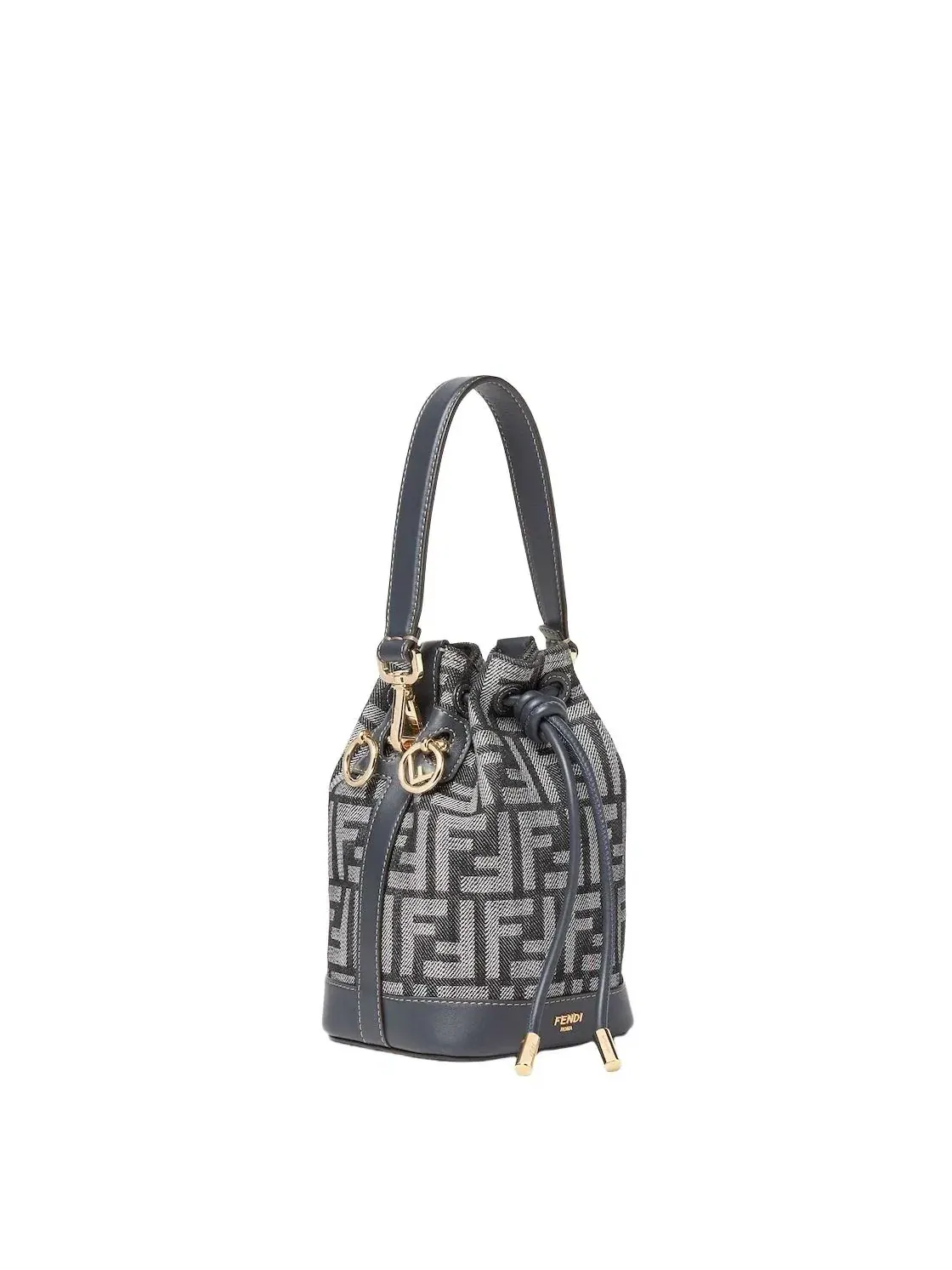 Мини-сумочка Fendi FW25 Mon Tresor FF Jacquard 'Blue' 8BS109AUT4F1UJ5 — изображение 2 из 6, синий