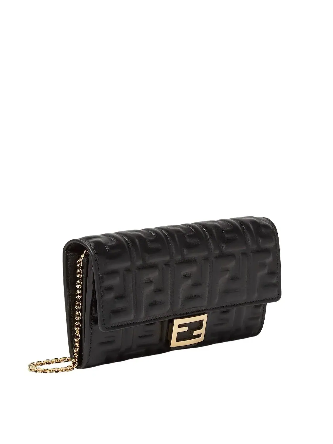 Сумка Fendi SS26 Baguette Continental с цепочкой, черная, 8M0365AAJDF0KUR — изображение 2 из 4, черный