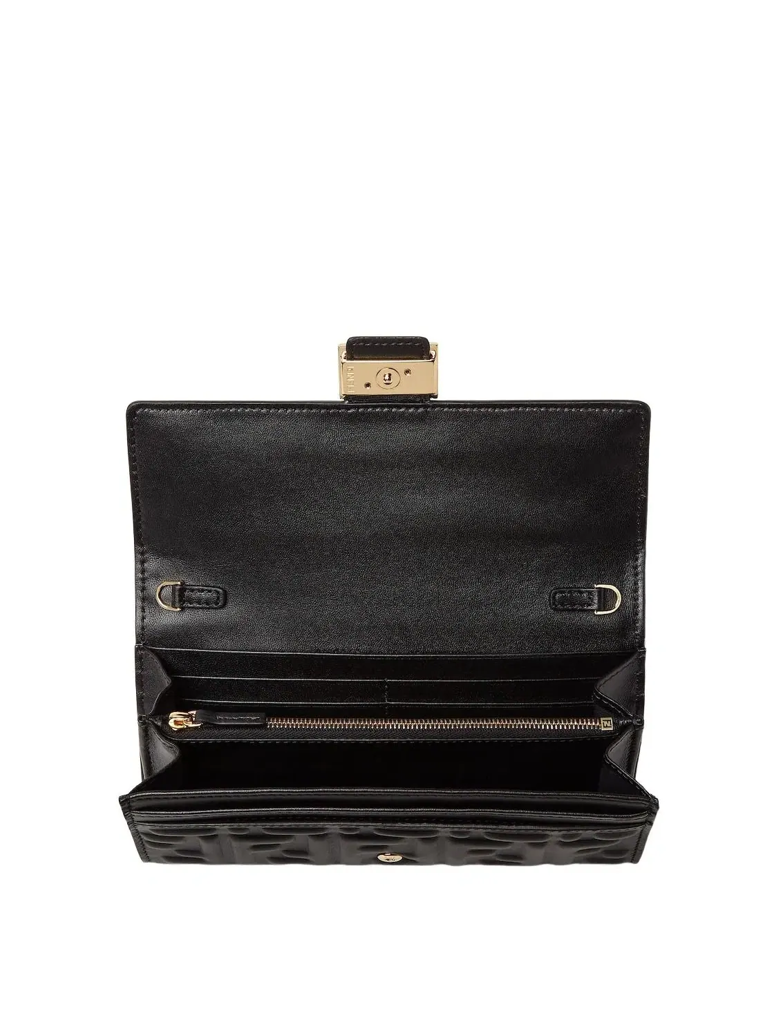 Сумка Fendi SS26 Baguette Continental с цепочкой, черная, 8M0365AAJDF0KUR — изображение 4 из 4, черный