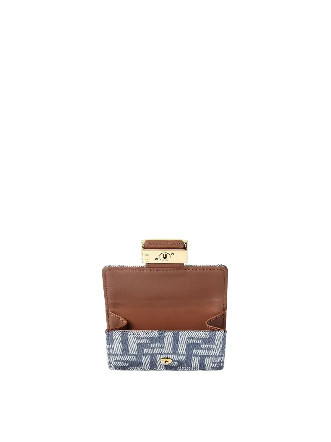 Кошелек Fendi FW25 Baguette Tri-Fold Wallet 'Blue' 8M0395AUT4F1SXQ — изображение 2 из 4, синий