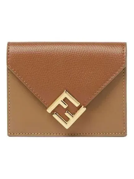 Кошелек Fendi SS26 FF Diamonds, коричневый, 8M0480ALV4F1URW — изображение 1 из 4