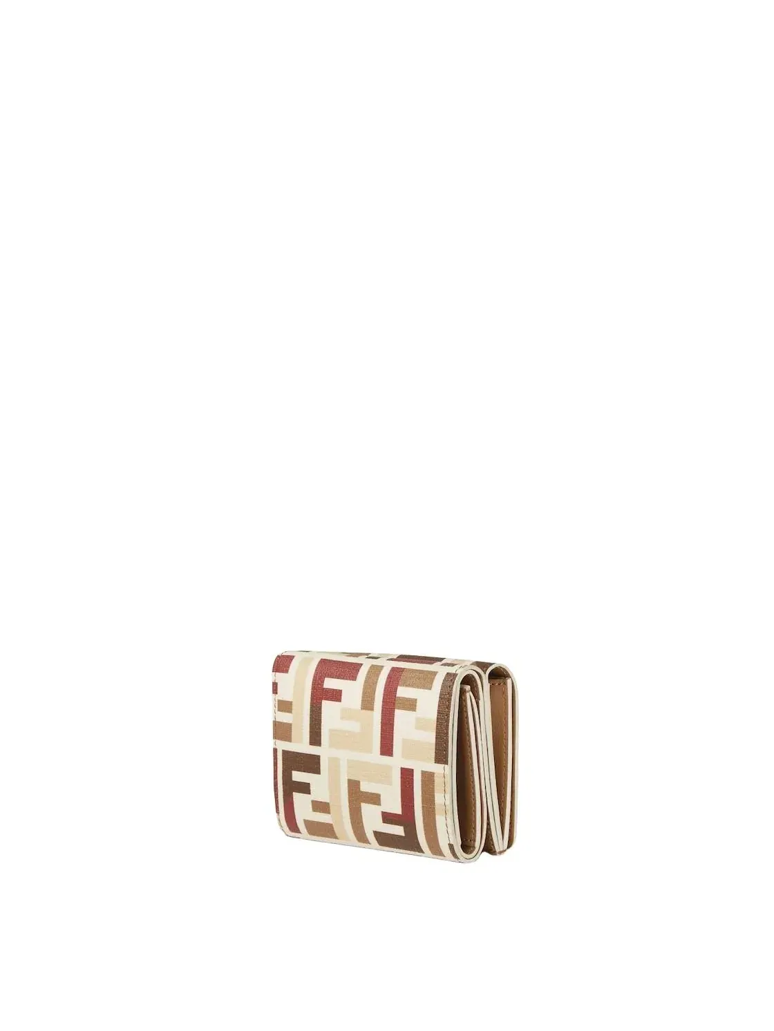 Женский кошелек Fendi Roma Wallet — изображение 3 из 4, бежевый